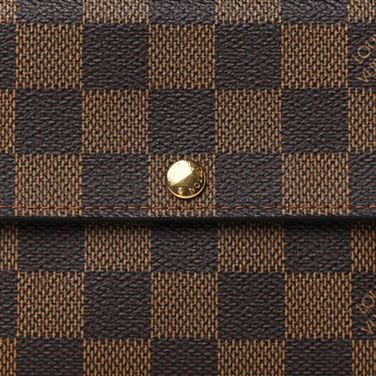 Louis Vuitton Damier Ebene Sarah Wallet 7 of 7