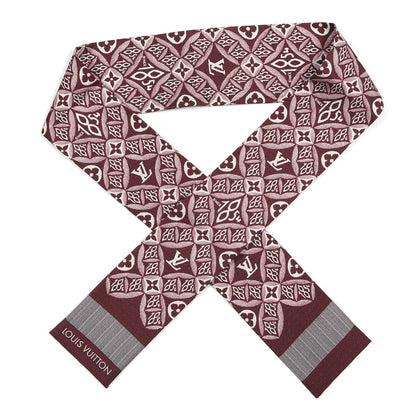 Louis Vuitton Silk Since 1854 Bandeau Bordeaux 1 of 4
