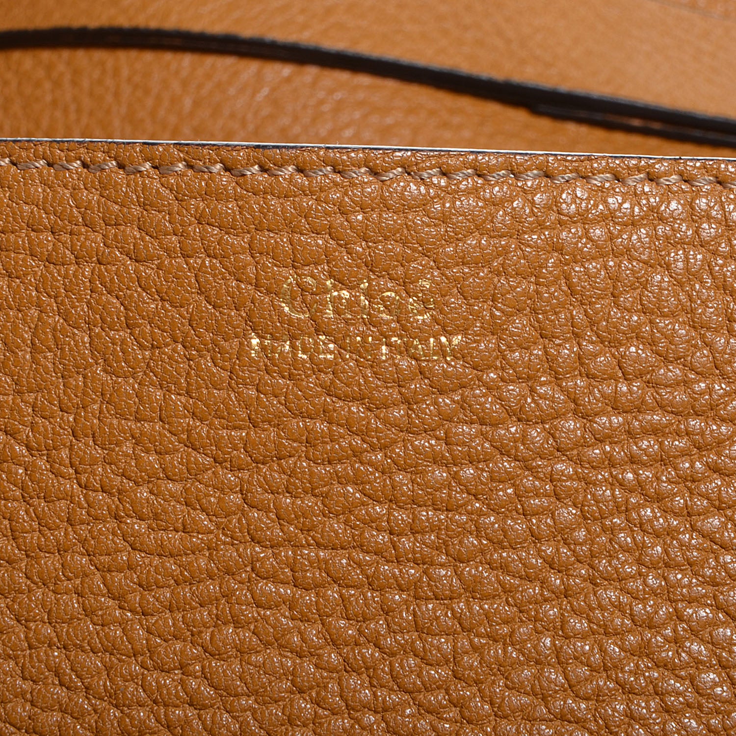 Chloe Grained Calfskin Large Drew Shoulder Bag Tan 8 of 8
