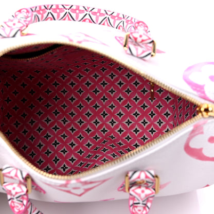 Louis Vuitton Monogram Giant By The Pool 2.0 Speedy Bandouliere 25 Rose 4 of 7
