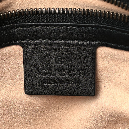 Gucci Calfskin Matelasse Medium GG Marmont Shoulder Bag Black 6 of 9