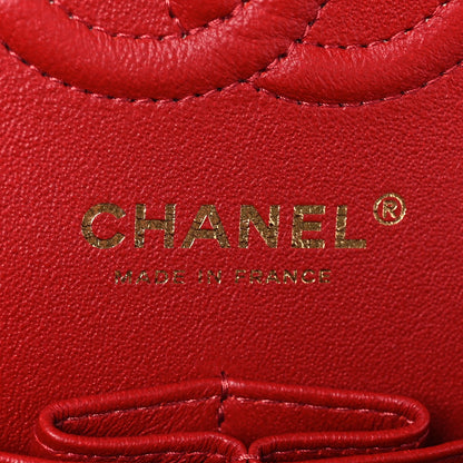 Chanel Caviar Quilted Small Double Flap Red 6 of 11