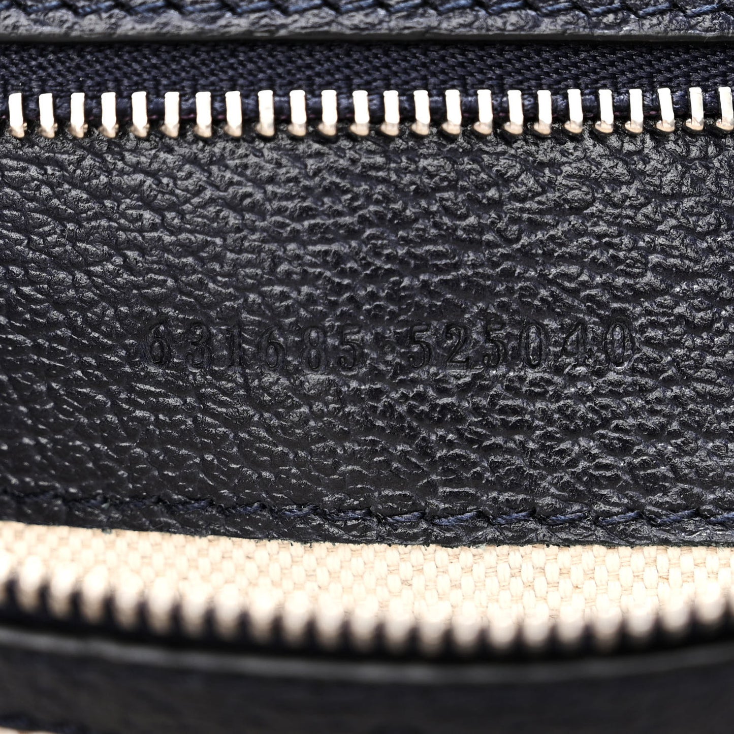 GG Supreme Monogram Textured Calfskin Web Medium Ophidia Shopping Tote Beige Blue