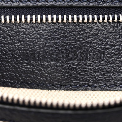 Gucci GG Supreme Monogram Textured Calfskin Web Medium Ophidia Shopping Tote Beige Blue 7 of 10