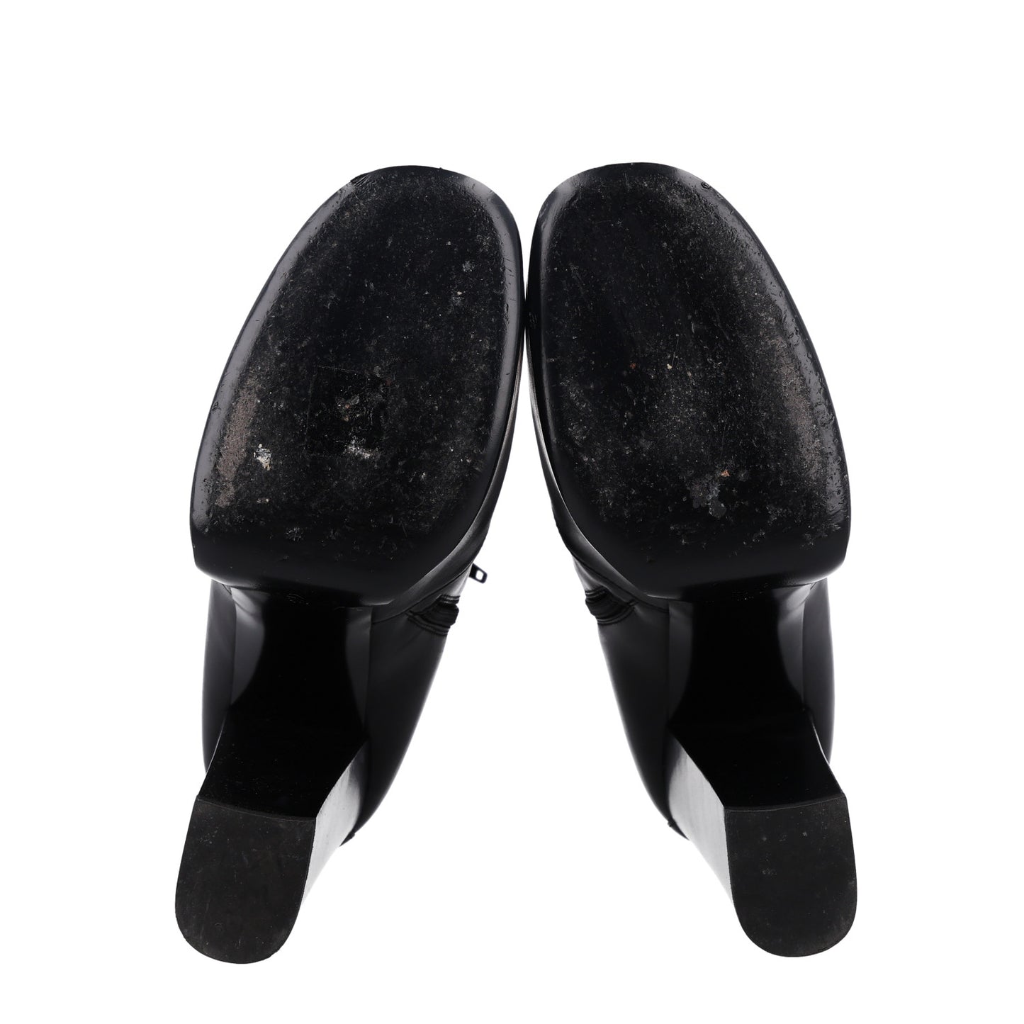 Calfskin Mina 95 Boots 40 Black