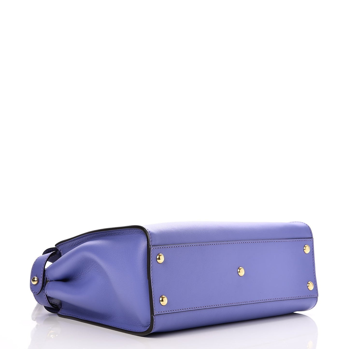 Vitello Seta Medium Peekaboo Iconic Satchel Viola Cassis