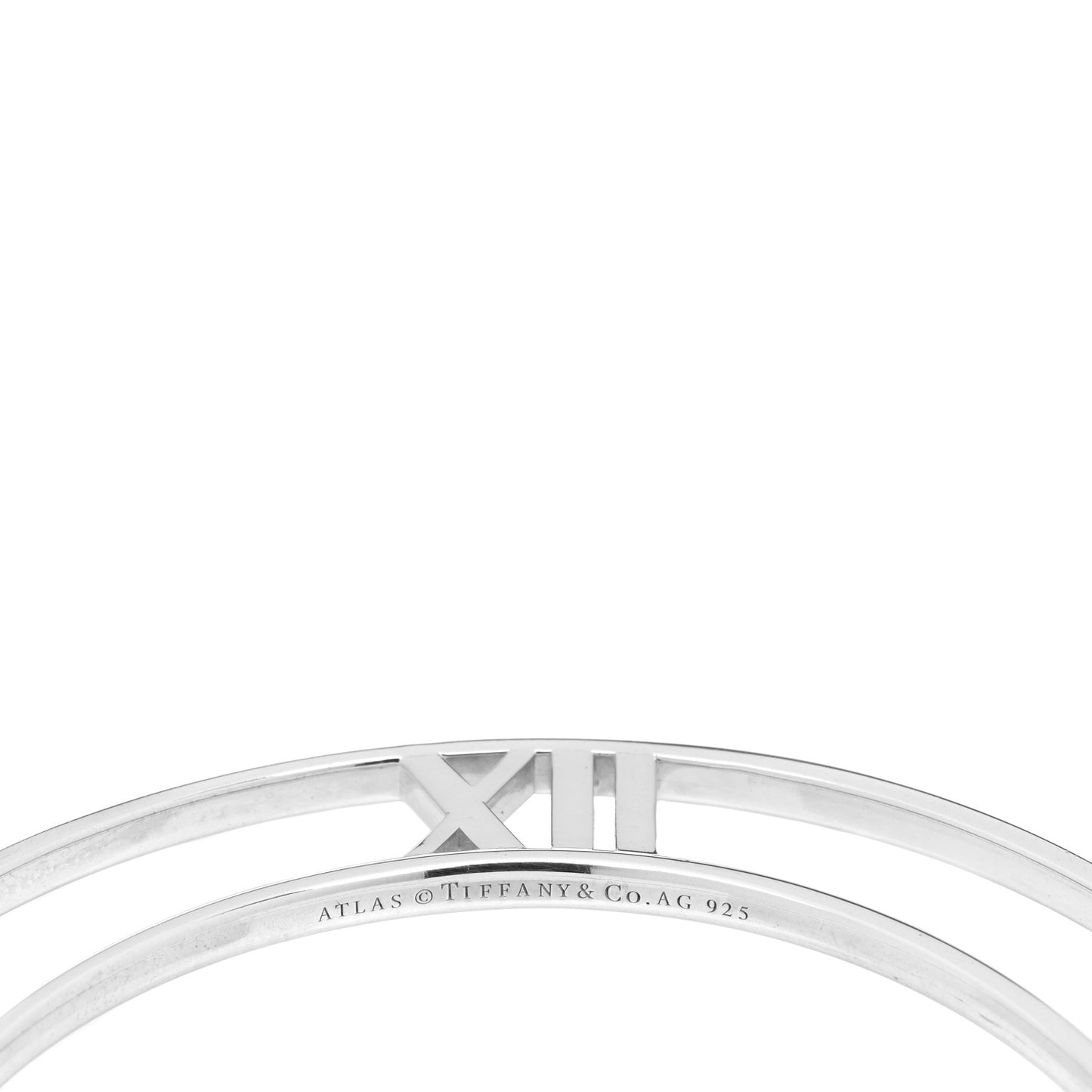 Sterling Silver Atlas Flat Bangle Bracelet