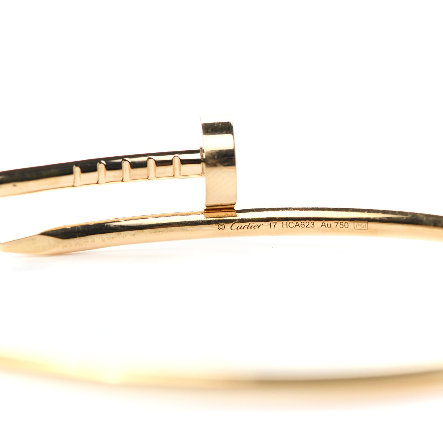 18K Yellow Gold Small Juste Un Clou Bracelet 17