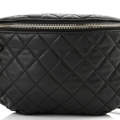 Chanel Calfskin Quilted Banane Waist Bag Fanny Pack Black 8 of 11