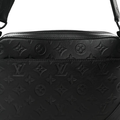 Louis Vuitton Calfskin Monogram Shadow Duo Messenger Black 8 of 11