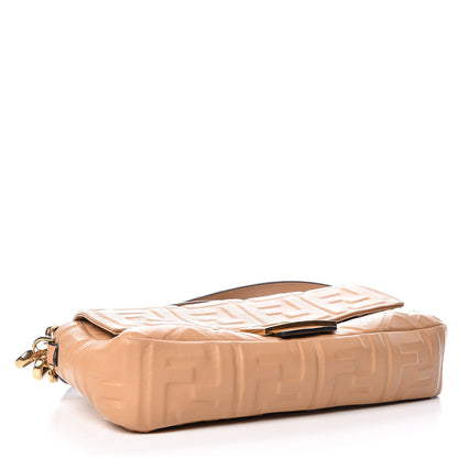 Fendi Nappa FF 1974 Embossed Baguette Durian 4 of 10