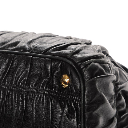 Prada Nappa Gaufre Tote Black 9 of 11