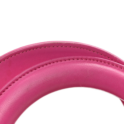 Christian Dior Lambskin Cannage Medium Lady Dior Fuchsia 10 of 13