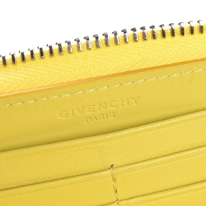 Givenchy Sugar Goatskin Pandora Zip Around Wallet Yellow 6 of 8