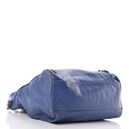 Balenciaga Agneau Classic Hardware Velo Bleut Bleu Glacier 4 of 14