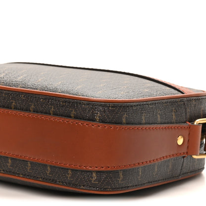 Saint Laurent Canvas Smooth Calfskin Le Monogramme Camera Bag Chestnut 10 of 10