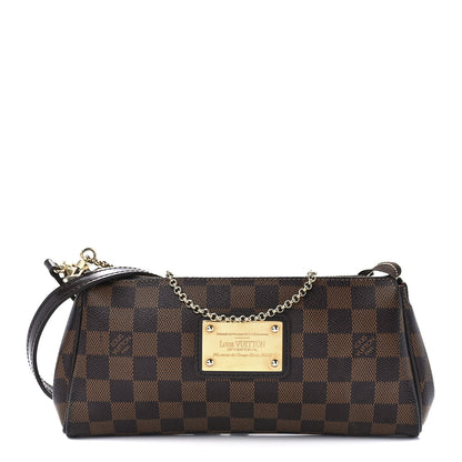 Louis Vuitton Damier Ebene Eva Clutch 1 of 11