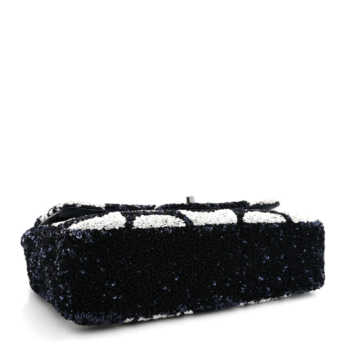 Sequin Medium Flap Blue White