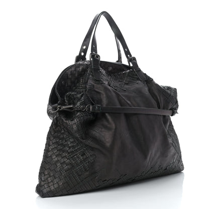 Bottega Veneta Nappa Intrecciato Maxi Convertible Tote Brown 4 of 13