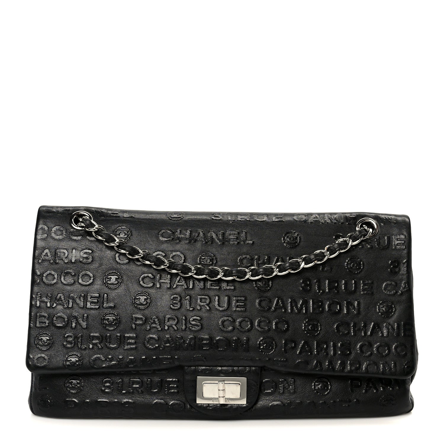 Chanel Calfskin Unlimited Jumbo Double Flap Black 1 of 10