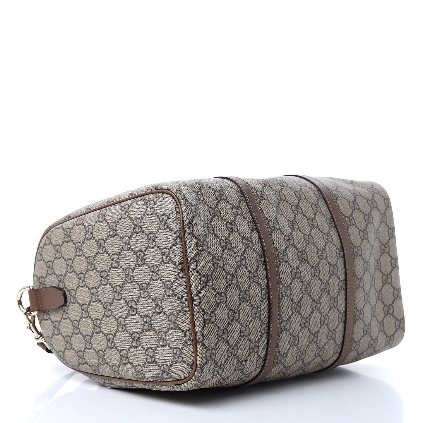 GG Supreme Monogram Margaux Calfskin Medium Nice Boston Beige Ebony Acero