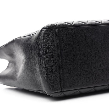 Chanel Caviar Quilted Grand Shopping Tote GST Black 6 of 12