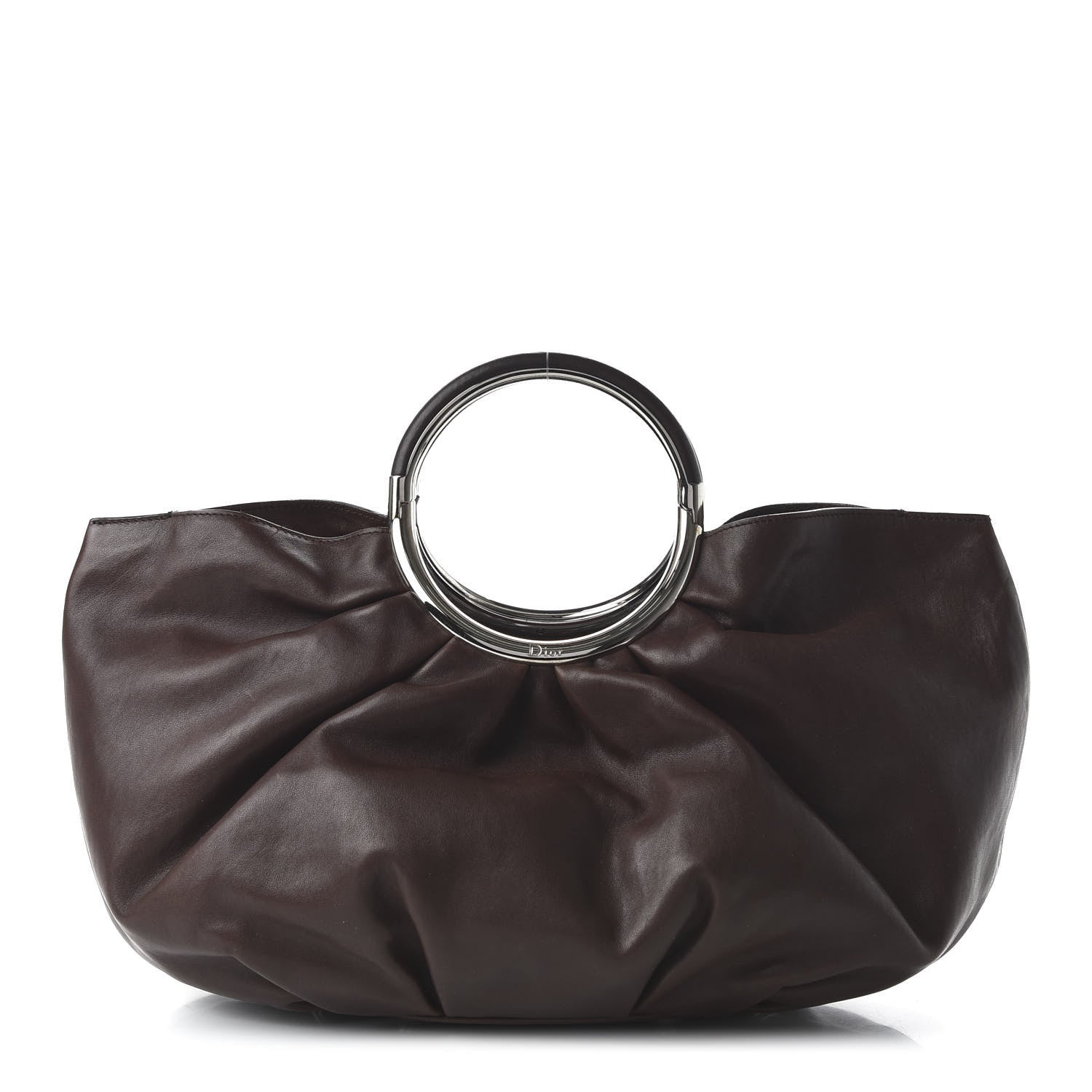 Christian Dior Smooth Calfskin Soft Babe Shopping Tote Brown 1 of 11