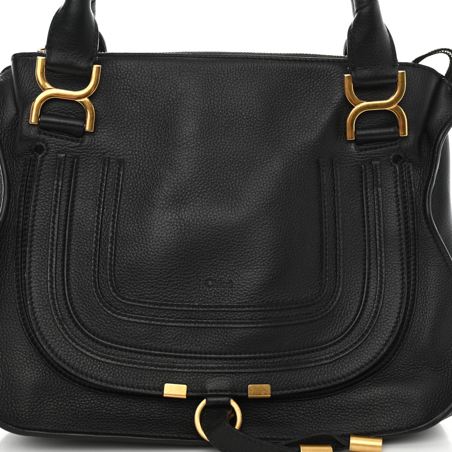 Chloe Calfskin Medium Marcie Satchel Black 7 of 9