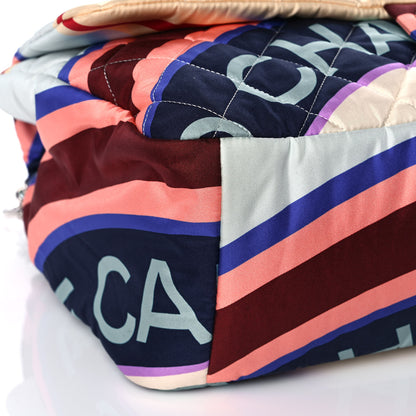 Chanel Fabric Quilted Printed XXL Flap Multicolor 8 of 11
