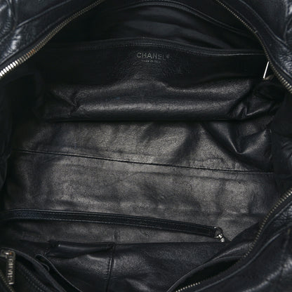 Chanel Caviar Quilted CC Timeless Bowler Black 5 of 12