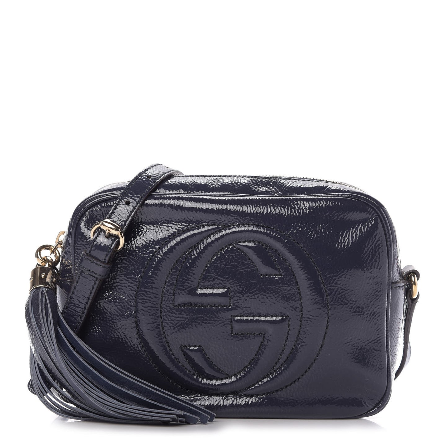 Vernice Naplack Small Soho Disco Bag Uniform Blue