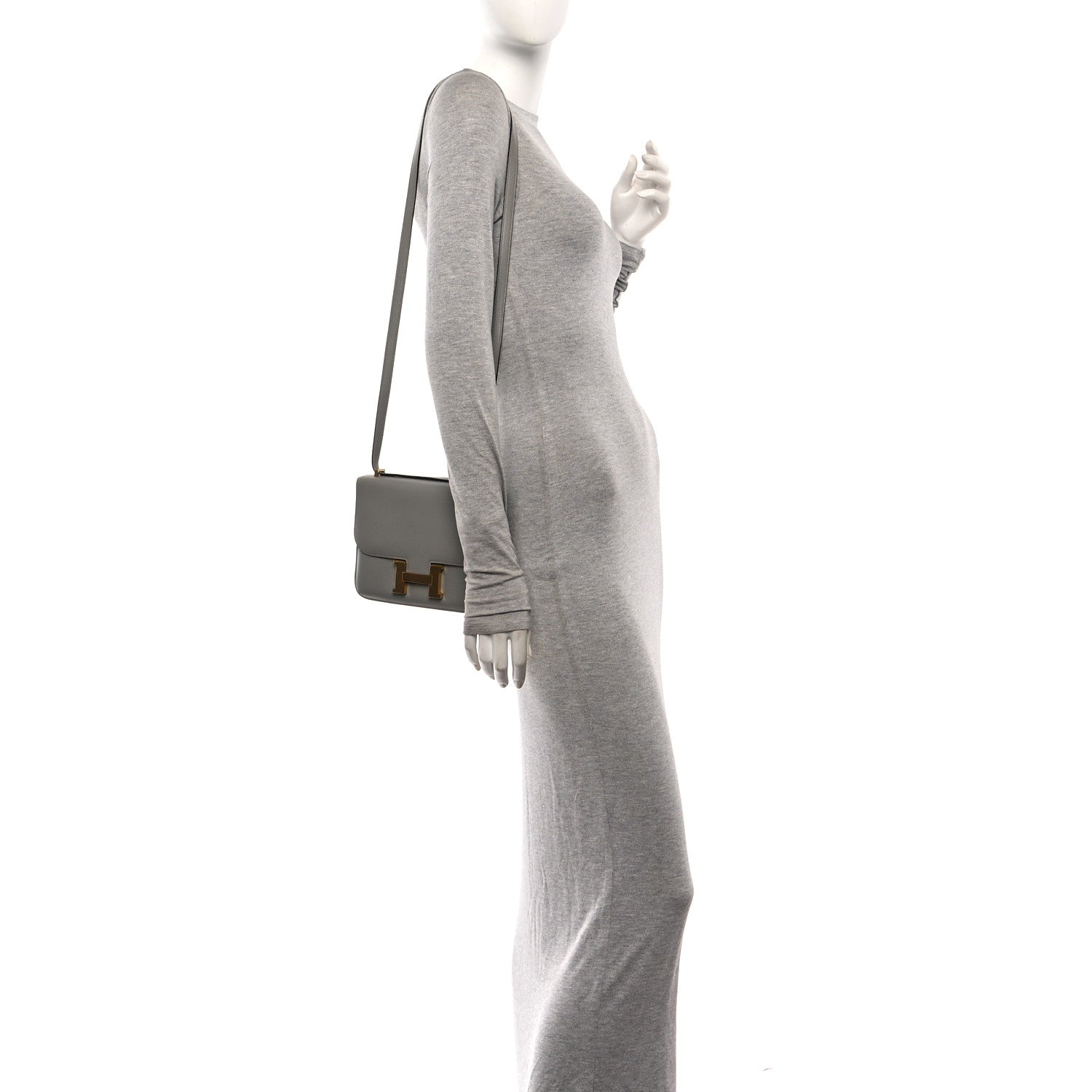 Hermes Epsom Constance 18 Gris Mouette 2 of 10