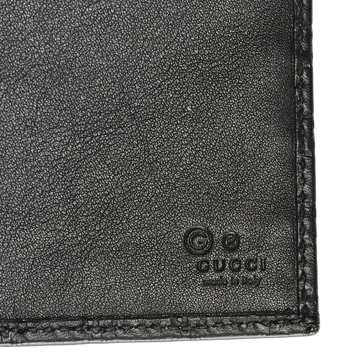 Soft Microguccissima Continental Wallet Black