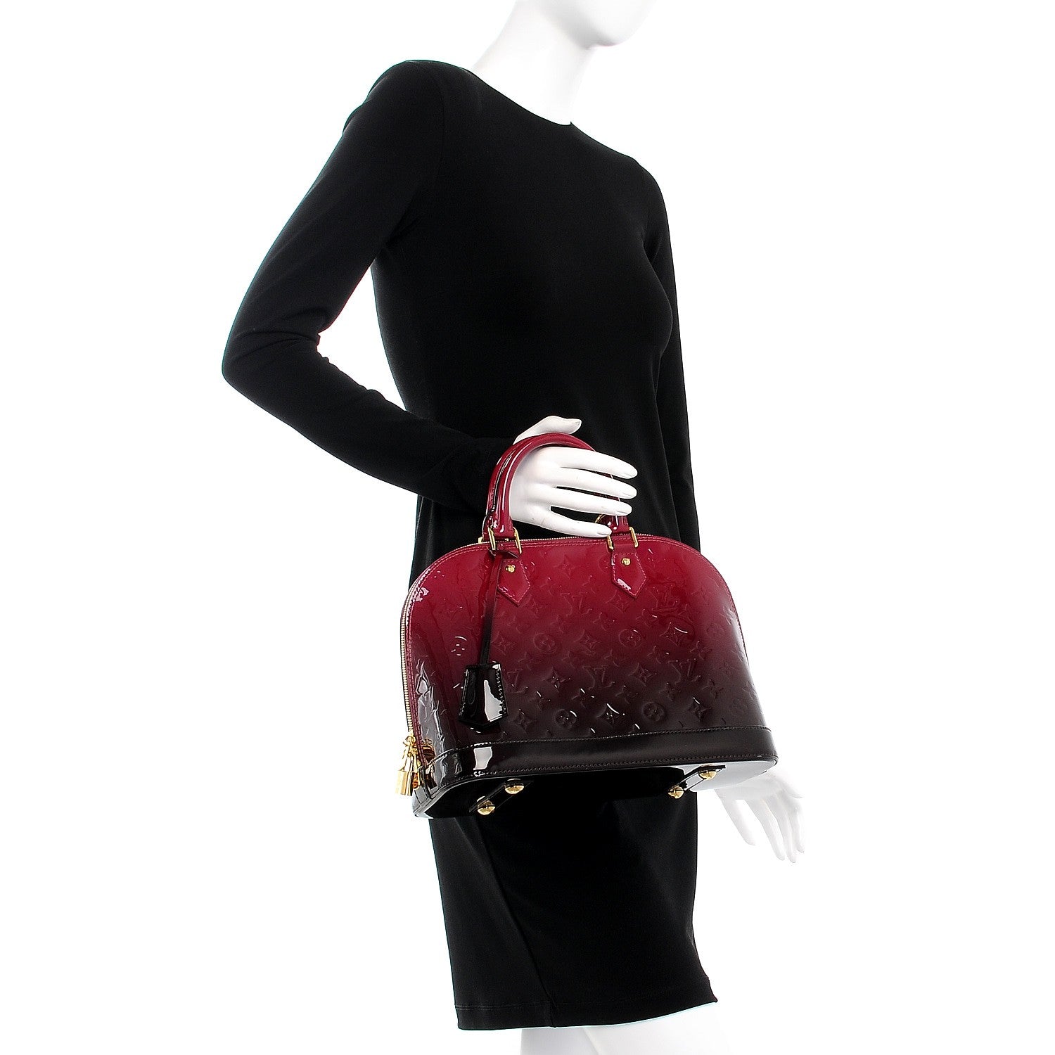 Louis Vuitton Vernis Degrade Alma PM Magenta 2 of 7