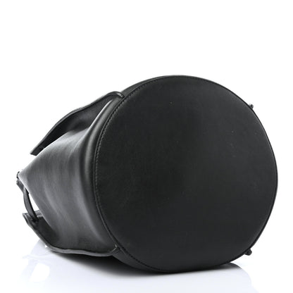 Celine Smooth Calfskin Long Strap Big Bucket Bag Black 3 of 4