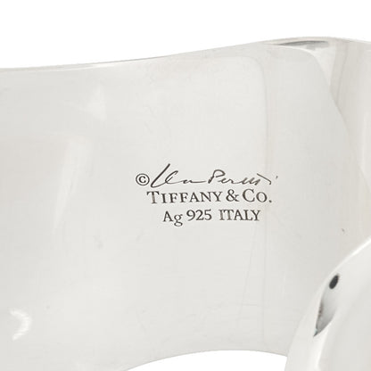 Tiffany Sterling Silver Small Elsa Peretti Left Wrist Bone Cuff Bracelet 3 of 4