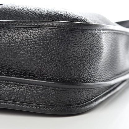 Hermes Taurillon Clemence Evelyne III PM Black 10 of 11