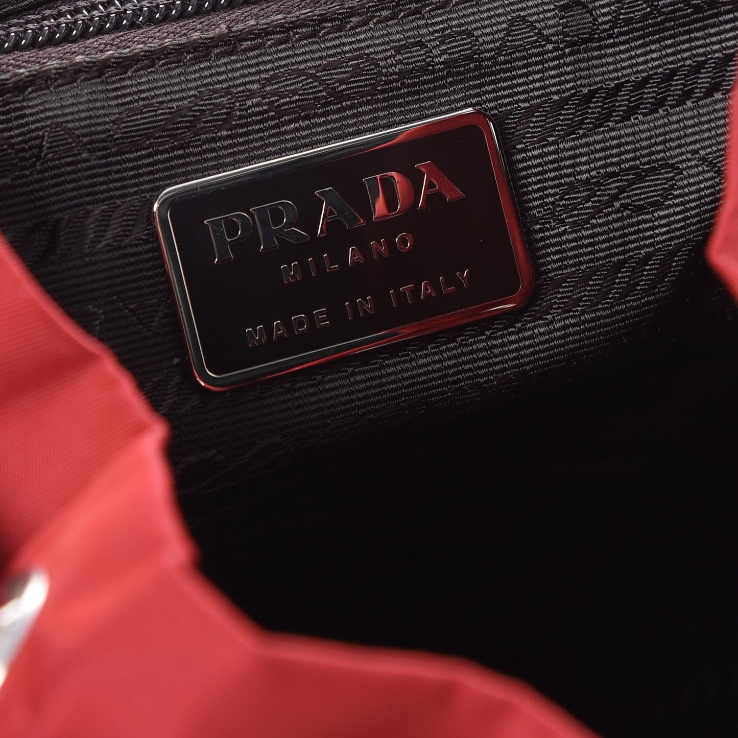 Nylon Vela Small Backpack Rosso