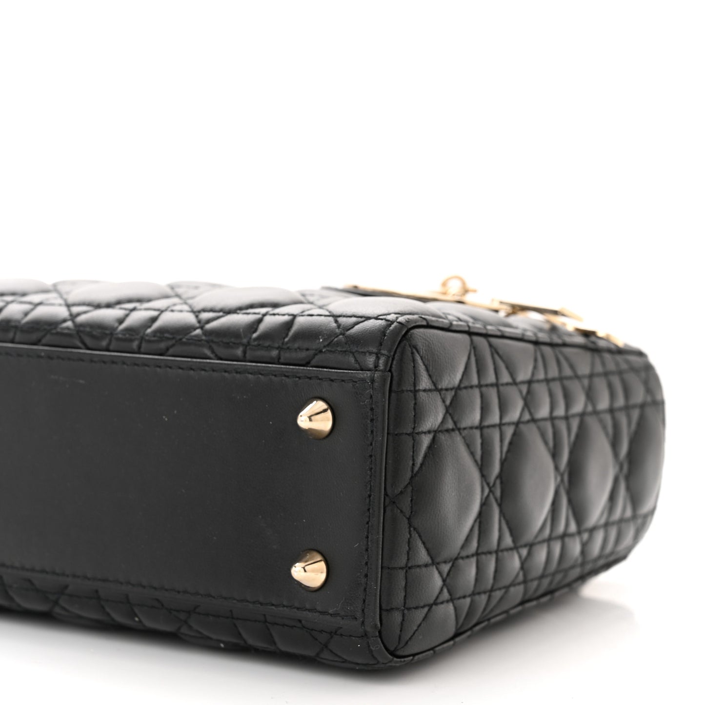 Lambskin Cannage Small My ABCDior Lady Dior Black