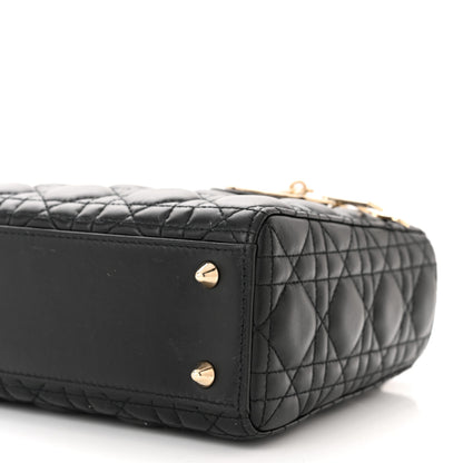 Christian Dior Lambskin Cannage Small My ABCDior Lady Dior Black 10 of 10