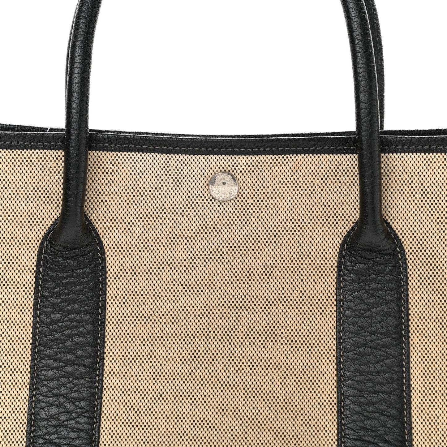 Toile Buffle Skipper Garden Party 36 MM Tote Black