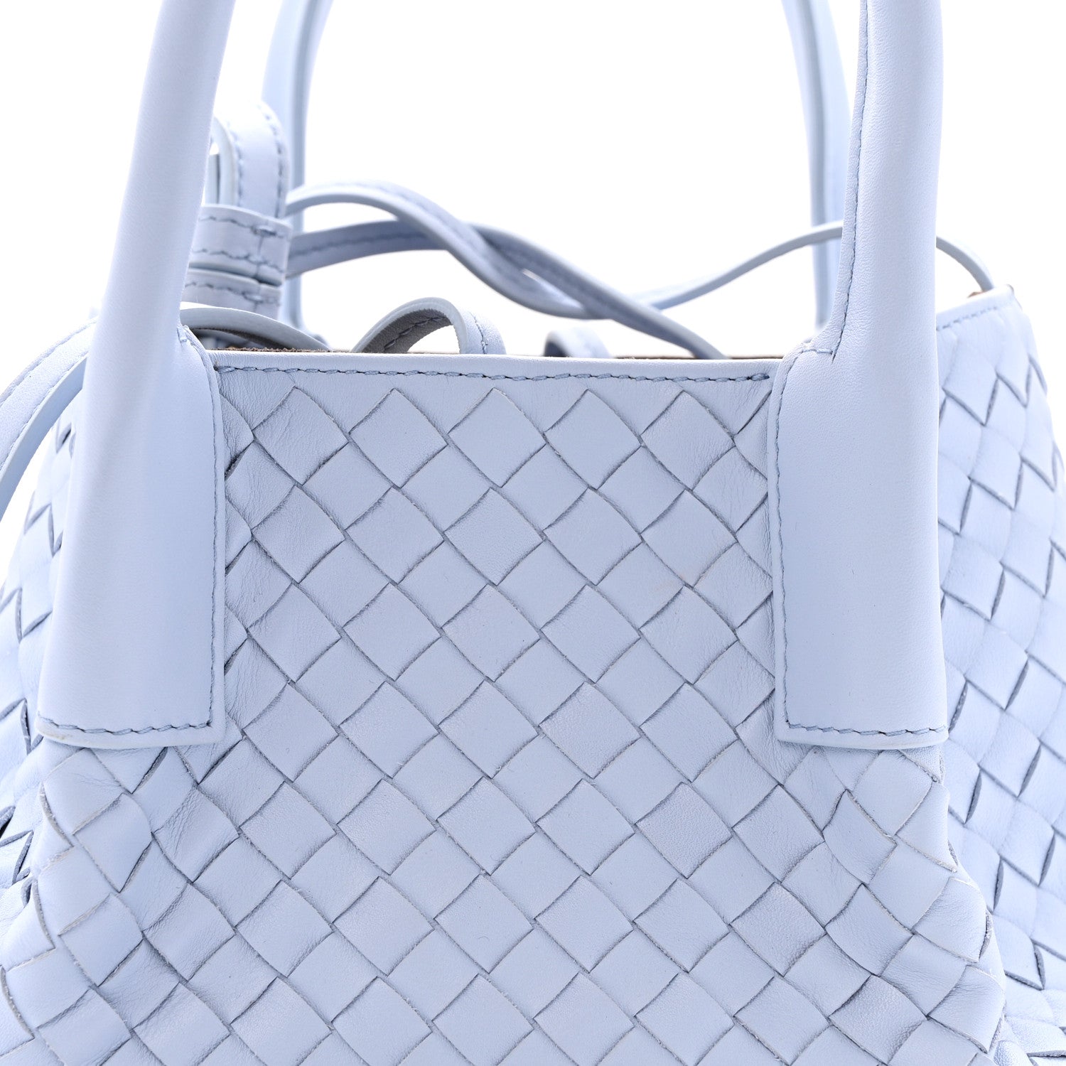Bottega Veneta Calfskin Intrecciato Small Pinacoteca Tote Lunar Fondant 8 of 13