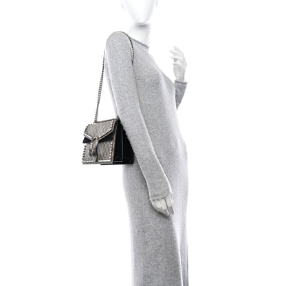 Gucci GG Supreme Monogram Crystal Small Dionysus Shoulder Bag Black 2 of 11