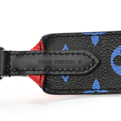 Louis Vuitton Canvas Bandouliere Shoulder Strap Black Bleu Digital 5 of 6