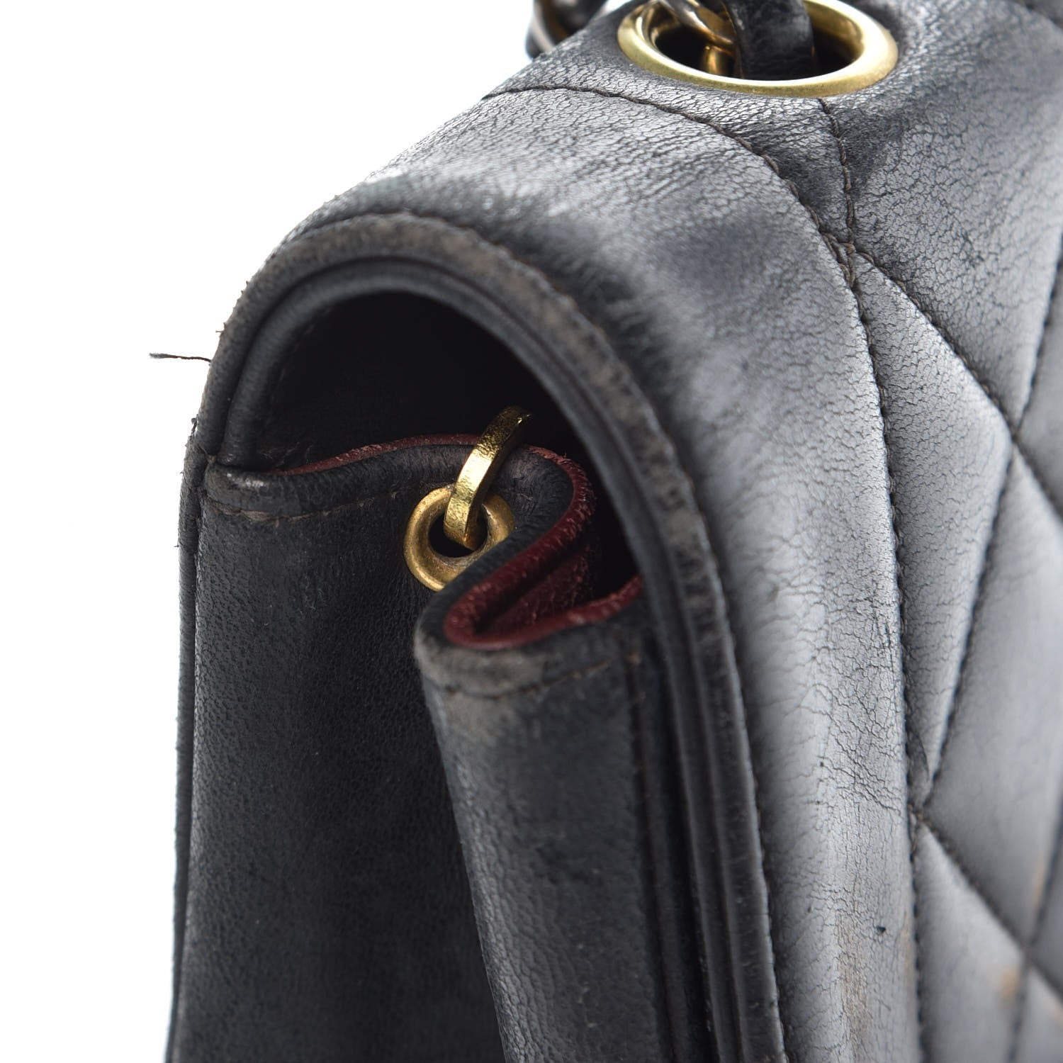 Chanel Lambskin Quilted Small Single Flap Black 17 of 21