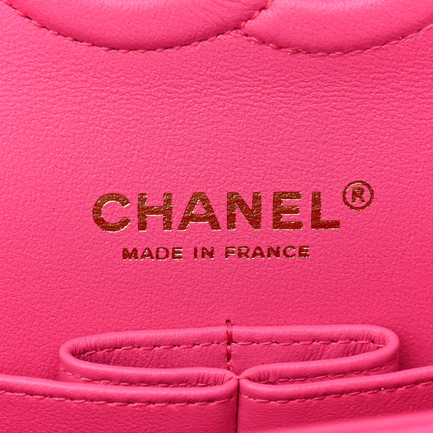 Chanel Caviar Quilted Medium Double Flap Dark Pink 5 of 10