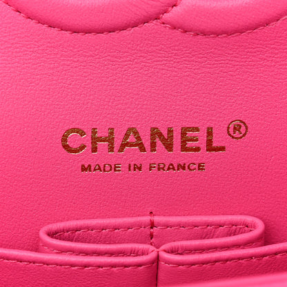 Chanel Caviar Quilted Medium Double Flap Dark Pink 5 of 10