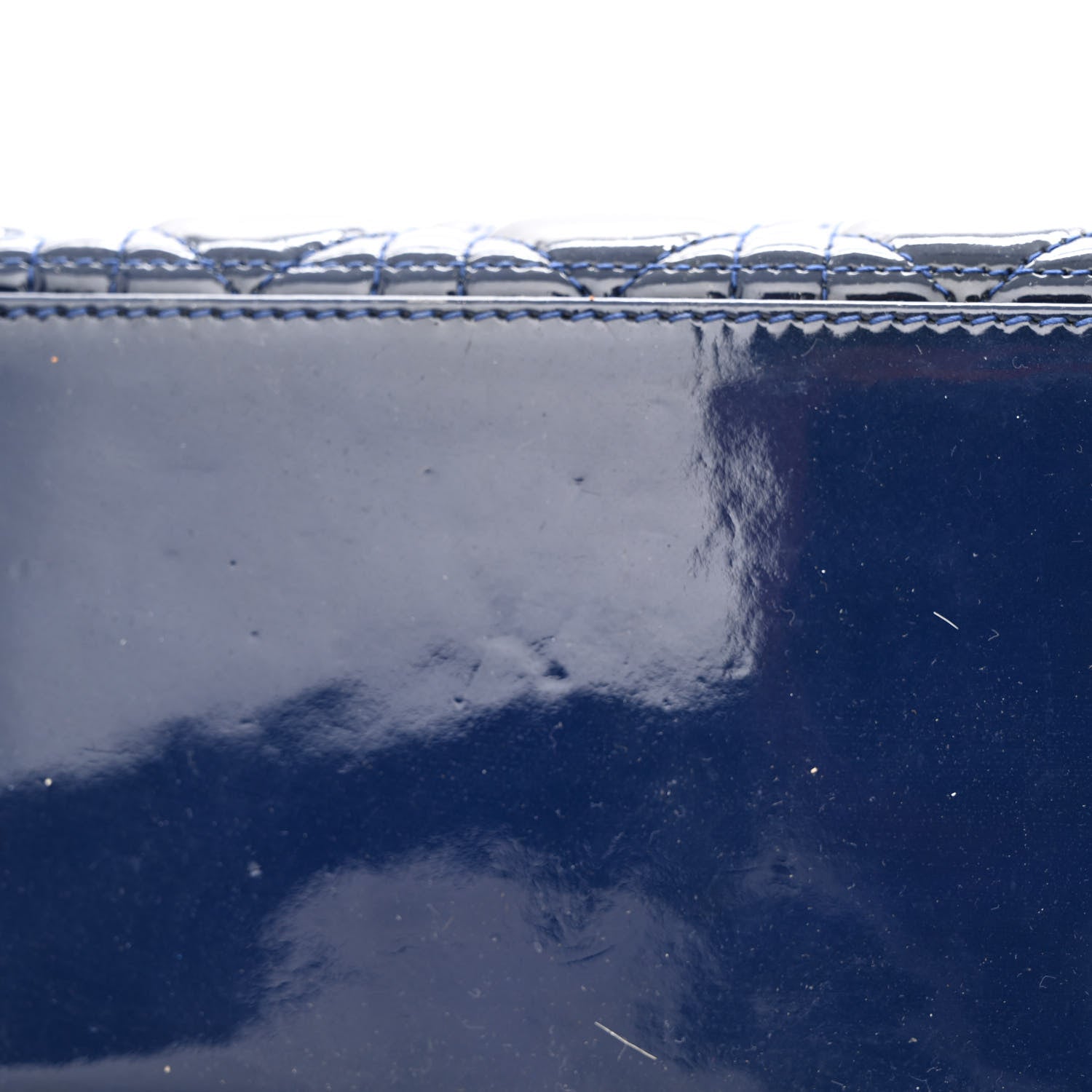 Christian Dior Patent Cannage Medium Lady Dior Navy Blue 13 of 14