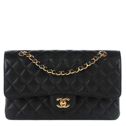 Chanel Caviar Quilted Medium Double Flap Black 1 of 9