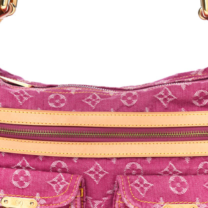 Louis Vuitton Denim Baggy PM Fuchsia 7 of 11